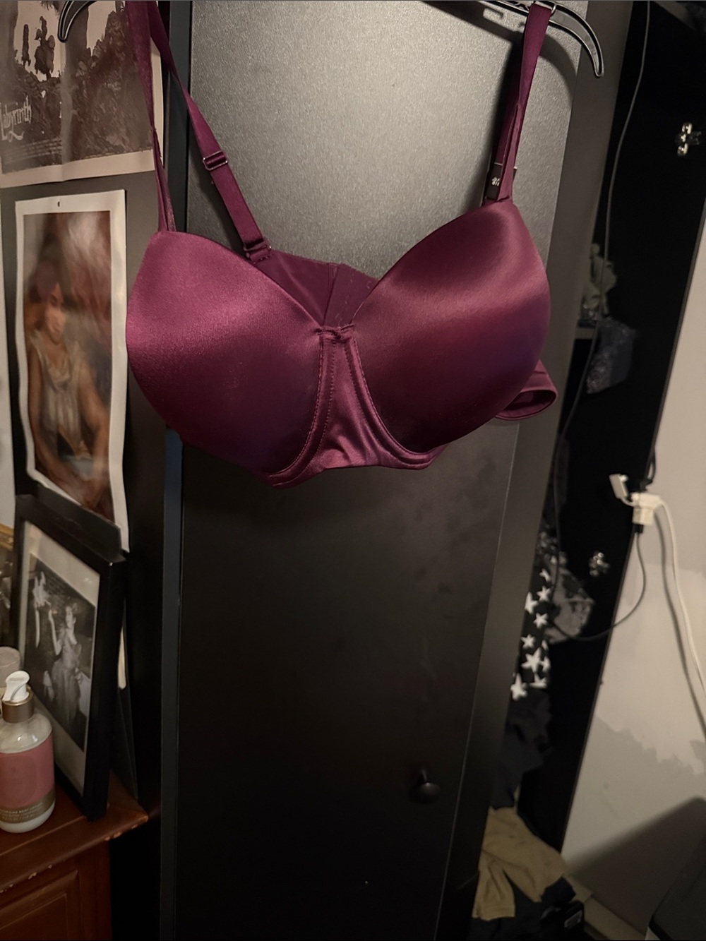 Torrid Satin Underwire Bra - Plum